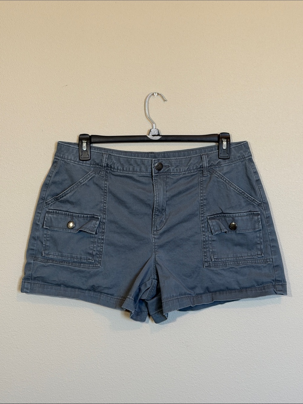 Natural Reflections Cargo Outdoor Shorts in Slate Blue